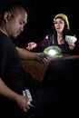 Swindler Fortune Teller Royalty Free Stock Photo