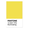 SWINDON UK - DECEMBER 20 2020: Pantone Illuminating Yellow Trending Color of the Year 2021. Color pattern vector illustration Royalty Free Stock Photo