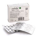 SWINDON, UK - FEBRUARY 11, 2021: Packet of colofac mebeverine hydrochloride antispasmodic tablets for treating irritable bowel