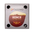Box of Tassimo Kenco Americano Smooth Coffee pods on a white background