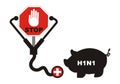 Swine flu Royalty Free Stock Photo