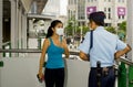 Swine flu alarm in bangkok Royalty Free Stock Photo