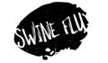 Swine Flu rubber stamp Royalty Free Stock Photo