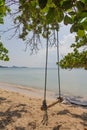 Swing on the beach Samui Thailand Royalty Free Stock Photo