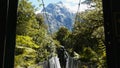 Swing bridge on the milford track