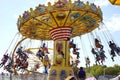 Swing carousel ride