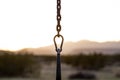 Swing Chain with Desert Background