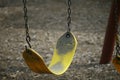 Old yellow swing