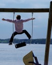 swing + jump Royalty Free Stock Photo
