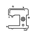 Swing machine icon design vector