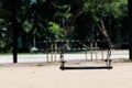 A swing in the public Playground Royalty Free Stock Photo