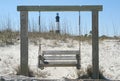 Swing by the sea Royalty Free Stock Photo