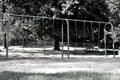 Swing Set in the Park Royalty Free Stock Photo