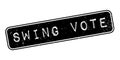 Swing Vote rubber stamp Royalty Free Stock Photo