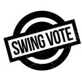 Swing Vote rubber stamp Royalty Free Stock Photo