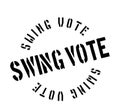 Swing Vote rubber stamp Royalty Free Stock Photo