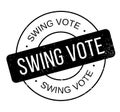 Swing Vote rubber stamp Royalty Free Stock Photo