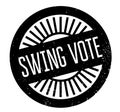 Swing Vote rubber stamp Royalty Free Stock Photo