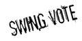 Swing Vote rubber stamp Royalty Free Stock Photo