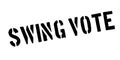 Swing Vote rubber stamp Royalty Free Stock Photo