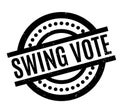 Swing Vote rubber stamp Royalty Free Stock Photo