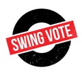 Swing Vote rubber stamp Royalty Free Stock Photo