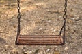 The swing was rust consumes