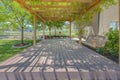 Swing on wood deck with Gazebo in Utah Valley