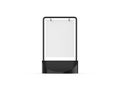 Swinger pavement double sided blank white Board for mock up