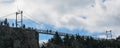 Swinging Bridge - Grandfather Mountain NC Royalty Free Stock Photo