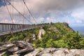 Swinging Bridge Grandfather Mountain North Carolina Royalty Free Stock Photo