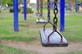 Swings, children Royalty Free Stock Photo