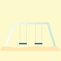 swings. Vector illustration decorative design