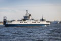 Swinoujscie, West Pomeranian - Poland - June 11, 2023: Bielik III ferry using to transport passengers and cars. Ferry crossing