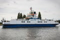 Swinoujscie, West Pomeranian - Poland - June 13, 2021: View on Bielik IV ferry using to transport passengers and cars. Ferry