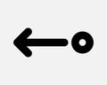 Swipe Left Arrow Gesture Icon Scroll Before Pointer Navigation Cursor Direction Path West Position Tap Scrolling Action Royalty Free Stock Photo