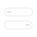 Swipe lock and unlock realistic button. On and Off toggle switch buttons. Neumorphic design. Neumorphism