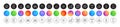 Swipe up, Airplane mode and Friend line icons. For web app, printing. Round icon buttons. Vector