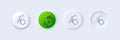 Swipe up down line icon. Move finger sign. Line icons. Vector