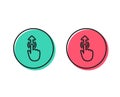 Swipe up line icon. Move finger sign. Vector
