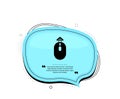 Swipe up mouse icon. Scrolling arrow sign. Landing page scroll. Vector