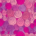 Swirl background seamless pattern Royalty Free Stock Photo