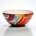 Swirl Bowl Vs V: Symbolic-vibrant Style With Bold Graphic Lines