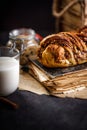 Swirl brioche or traditional Polish babka cake