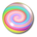 Swirl Button Orb