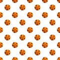 Swirl cookies pattern seamless vector