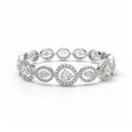 Swirl Diamond Wedding Band - Timeless Nostalgia With A Modern Twist