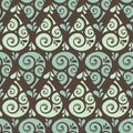 Swirl drop seamless pattern background