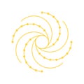 Swirl line, Galaxy symbol icon