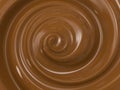 Swirl melt chocolate